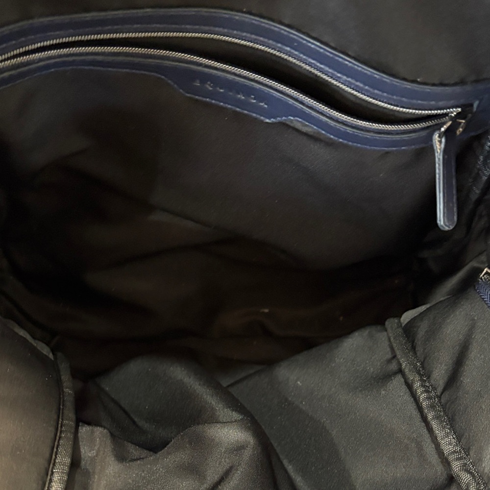 Navy Suede Backpack - image 3